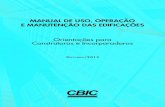CARTILHA - manual de uso – operação e manutenção das ...sindusconpa.org.br/arquivos/File/CARTILHA_manual_de_uso_operacao… · acordo com a norma ABNT NBR 14037:2011 – Diretrizes