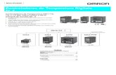 Controladores de Temperatura Digitais - OMRONindustrial.omron.com.br/uploads/arquivos/Datasheet-E5_Z.pdf · Controladores de Temperatura Digitais E5CZ/E5CZ-U (48x48 mm) O Controlador