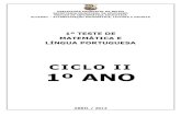CICLO II 1º ANO - siga.belem.pa.gov.brsiga.belem.pa.gov.br/prova_belem/1/prova/2012/04/1/15.pdf · lÍngua portuguesa ciclo ii 1º ano ... questÕes de matemÁtica ... 1 x 1000 +