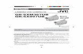 CÂMERA VHS COMPACTA GR-SXM367UB GR- · PDF file1 durante o curso da ... Não é possível utilizá-la para reproduções com um televisor de ... gravações ao vivo e reprodução