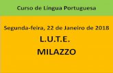 Curso de Língua Portuguesa Segunda-feira, 22 de Janeiro de ... · PDF fileToquinho – cantor brasileiro