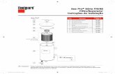 Sea Pro Série FH240 Filtro/Separador Instruções de · PDF filedeslocar a tubulação em unidades duplas. ... vapor combustíveis na área próxima a fonte ... Manutenção Preventiva