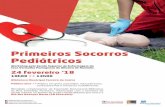 Primeiros Socorros Pediátricos - bm- · PDF filePrimeiros Socorros Pediátricos 24 fevereiro ‘18 10h00 >> 13h00 Workshop pela Escola Superior de Enfermagem da Cruz Vermelha Portuguesa
