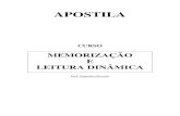 APOSTILA DO OBCURSOS -   · PDF fileAPOSTILA CURSO MEMORIZAÇÃO E ... Prática 7 – Gramática da Língua Portuguesa..... LEITURA DINÂMICA . OBCURSOS
