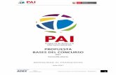 PROPUESTA BASES DEL CONCURSO - pai.org.pepai.org.pe/wp-content/uploads/2017/07/MinceturBasesPAI... · 3.3. Contrato de RNR ... Anexo 07: Modelo de Curriculum Vitae del responsable