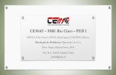 CEMAF SME Rio Claro PEB I - · PDF file• relaciona-se com experiências anteriores, vivências pessoais e outros conhecimentos; • permita a formulação de problemas de algum modo