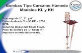 Bombas Tipo Carcamo Húmedo Modelos KL y KHbombasultana.com/pdfs/CUMA/BOMBAS_CARCAMO_HUMEDO_KL_… · Bombas Tipo Carcamo Húmedo Modelos PINH Descarga 3” y 4” Potencia desde