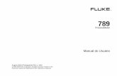 Manual do Usuário - Flukeassets.fluke.com/manuals/789_____umpor0100.pdf · Manual do Usuário 4 Tabela 1. ... grau de poluição 2, conforme a norma EN61010 referente ao nível fornecido