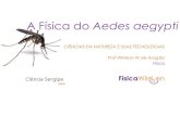 A Física do Aedes aegypti · PDF fileEstágio adulto -Pousa sobre as paredes do criadouro; -Após 24h podem acasalar; -Alimentação das fêmeas fornece proteína aos ovos;