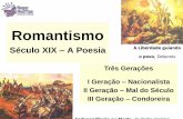 Romantismo - Porto Alegre, Rio Grande do Sul, Brasilrogerliteratura.com.br/aulas/RomantismoPoesia.pdf · Início - 1836 Gonçalves de Magalhães Inaugura o Romantismo no Brasil (1836)