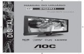 MANUAL DO USUÁRIO - img.americanas.com.brimg.americanas.com.br/produtos/01/02/manual/7181819.pdf · 1 Unidade da TV LCD HDTV WIDESCREEN D42H931 (42”) 1 Controle Remoto 2 Pilhas