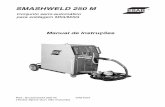 SMASHWELD 250 M - esab.com. · PDF fileAlimentação elétrica monofásica ou bifásica ( V - 50/60 Hz) Potência aparente nominal (KVA) ... para ajustar o tempo de ponto ou solda
