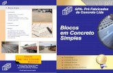 Blocos em Concreto Simplesconcreto.eng.br/wp-content/uploads/2016/06/folder-bloco.pdf · Blocos Estruturais 1 - Características: - Contempla a NBR - 6136 da ABNT; - Dimensões modulares;