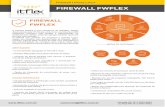 CONTROLE DE BANDA O FIREWALL FWFLEX - · PDF file• Controle de banda e˜ciente para garantir e distribuir velocidade tráfegos prioritários; ... empresa, de um ponto externo (ex.