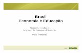 Brasil Economia e Educação - · PDF fileImppçactos Positivos sobre a saúde das crianças ... Por isso os números apresentados aqui excedem aqueles relativos ao gasto público