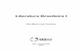 Literatura Brasileira I - · PDF fileconceitos de Literatura Brasileira, a partir da consideração de suas ori-gens e da sua expressão como literatura nacional. ... Em Iniciação
