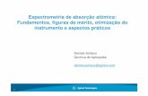 Espectrometria de absorção atômica: Fundamentos, figuras ... · PDF file1 Espectrometria de absorção atômica: Fundamentos, figuras de mérito, otimização do instrumento e aspectos