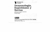 Demonología, Espiritismo Sectas - Fundación Aletheiafundacionaletheia.org/biblio/pdf/TEMA 1.pdf · CENTRO DE INVESTIGACIONES DE ETICA SOCIAL C.I.E.S. Centro integrado por profesores