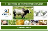 I SEMINÁRIO DE CONTABILIDADE RURAL 2017pecnordestefaec.org.br/2017/wp-content/uploads/2017/07/Marciel... · i –seminÁrio de contabilidade rural 2017 cna faec senar