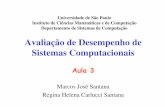 Avaliação de Desempenho de Sistemas Computacionaiswiki.icmc.usp.br/images/3/33/Aula3tecnicas1.pdf · – Técnicas de Aferição: ... • Comparar desempenho de máquinas diferentes