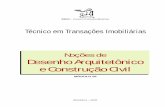 Noções de Desenho Arquitetônico e Construção Civil · PDF file2.3 – Dobraduras das Pranchas.....17 2.4 – Caligrafia Técnica