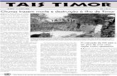 29 Maio - 11 Junho 2000 Vol. I, No. 8 Chuvas ttrazem ... · PDF filesoal da UNTAET que trabalha nos distritos, da ... das Nações Unidas e de organizações não governamentais (ONG)