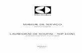 MANUAL DE SERVI˙O - Diagramasde.comdiagramasde.com/.../manual_de_servico_lavadoras_electrolux_top_lo… · Este manual é destinado a manutenção dos seguintes modelos de ... por