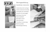 Montageanleitung - HZ Weitzelhz-weitzel.de/fileadmin/PDFs/HZMont_print25_download.pdf · Montageanleitung Instrucciones de montaje Installation instruction Instructions de montage