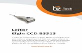 Leitor Elgin CCD BS313 - Bz Tech Automação Comercial · PDF fileLeitor Elgin CCD BS313 O leitor de código de barras Elgin BS300 é o modelo ideal para micros e pequenas empresas