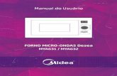 FORNO MICRO-ONDAS Desea -   · PDF file3.2 - Nome das Peças e Acessórios do Forno Micro-ondas ..... 14 3.3 - Instalação Elementos Rotativos ... 31 5.13 - Trava de Segurança