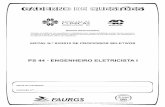 PS 44 – ENGENHEIRO ELETRICISTA I Pág. 1conteudo.portalfaurgs.com.br/arq_upload/28409_PS 44 ENGENHEIRO... · SIPROTEC: “The restart inhibit prevents restarting of the motor ...
