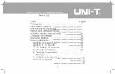 Modelo UT33B / C / D: manual de instruções Índice (1)pmeletronica.com/image/data/Ferramentas/UT33BCD PT.pdf · Modelo UT33B / C / D: manual de instruções Visão global Este manual