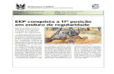 Baja - Gazeta de Piracicaba - 28 de fevereiro de 2018 this pageBiblioteca FUMEP Fundação Municipal de Ensino de Piracicaba 1967.2017 EEP conquista a em enduro de regularidade Prova