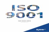 GUIA DO UTILIZADOR ISO 9001:2015 - APCER Group · Seguindo uma já longa tradição, através desta publicação, a APCER vem par-tilhar a sua visão sobre a mais recente edição