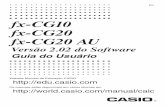 fx-CG01 fx-CG20 fx-CG20 AU - support.casio.comsupport.casio.com/storage/pt/manual/pdf/PT/004/fx-CG10_20_Soft_PT.pdfde dados, aplicativos suplementares, linguagens complementares, acesso