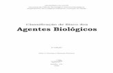 Classificação de Risco dos Agentes Biológicos · LISTA DE SIGLAS Aisa – Assessoria de Assuntos Internacionais de Saúde Anvisa – Agência Nacional de Vigilância Sanitária