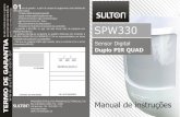 Manual SPW 330 - impressão - sulton.com.br · 02 1. Apresentação do sensor SPW330 O sensor infravermelho SPW 330 é microprocessado, e uma de suas principais vantagens é analisar