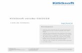 KISSsoft versão 03/2017 · Geometria, Dimensão de referência (DIN 3960, DIN 3962, DIN 3963, DIN 58400) ... norma DIN 3990 ou ISO 6336 ou AGMA 2001 ou VDI 2545 ou VDI 2736 ou GOST