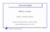 Televisão DigitalTelevisão Digital MPEG-2 Video BBBBP Interpolação Bidireccional Predição 24 21-Jan-2000 Instituto de Telecomunicações Diagrama de um codificadorDiagrama de