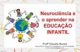 Neurociência e o aprender na EDUCAÇÃO INFANTILsmeduquedecaxias.rj.gov.br/portalsme/cpfpf/wp-content/uploads/2017… · Aprendizagem é a aquisição de conhecimento ... “A NEUROCIENCIA