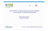 Análise SWOT: a implementação da DiretivaINSPIRE nas ...snig.dgterritorio.pt/portal/docs/GWF_Inspire2015/SWOT_workshopSNIG... · Correios de Portugal, S.A. (CTT, S.A.) JoséPedro