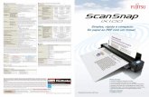 Simples, rápido e compacto Do papel ao PDF com um …¡logo - ScanSnap iX100_PO.pdfOCR da ABBYY. Evernote é uma marca registrada ou marca comercial da Evernote Corporation. Google,