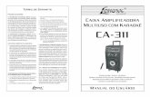 CA-311b - lenoxx.com.br€¦ · Parabéns! Você acaba de se tornar proprietário de um aparelho de alta qualidade, aCaixa Amplificadora Multiuso com Karaokê CA-311. Leia atentamente