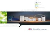 Gás Solar Aero Térmica Eletricidade - esquentador TARIFA.pdf · A marca Chaffoteaux é especializada em caldeiras ... > Um total de poupança anual de energia equivalente a ...