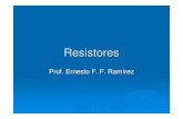 Resistores - UEL Portal - Universidade Estadual de … - Prof. Ernesto F. F. Ram írez Slide 3 1. Introdu ção Na natureza existem 2 tipos básicos de materiais: •Condutores elétricos