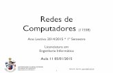 Redes de Computadores - UBIngarcia/RC1415/UBI-Redes_de_Computadores-Nuno... · Redes de Computadores ... Chapter 4 4.0 Introduction 4.1 Wireless LAN Concepts ... also referred to