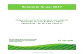 Relatório Anual 2017 do Vale do Itajaí e Litoral Catarinense - Sicredi Vale Litoral Sc, relativas ao exercício findo em 31 de dezembro de 2017. Seguindo os principais balizadores