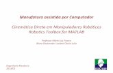 Cinemática Direta em Manipuladores Robóticos Robotics ...€¦ · Luciano C. Lulio 2013/01 Agenda Robotics Toolbox Álgebra linear no MATLAB Robotics toolbox Caracterização dos