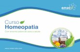 !1'. Homeopatia - Bem-vindo à EMAC · 3 A Homeopatia é uma área das Medicinas Complementares, dentro das Terapias não convencionais, com um crescente interesse pelo custo, eciência