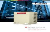 Set Free Eco Flex HE - jci-hitachi.com.br · 100% dos compressores Inverter e fluido ... High Efficiency LINHA VRF MULTI SPLIT INVERTER ...  ...